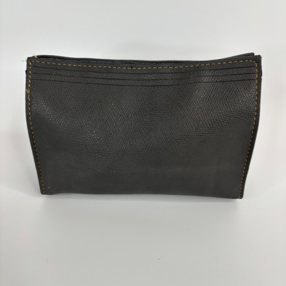 VTG Air France Concorde Amenity Bag Document Bag Gold Emblem Charles Frantz 6x7 - Picture 3 of 8